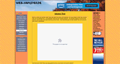 Desktop Screenshot of idioten-test.web-hamster.de