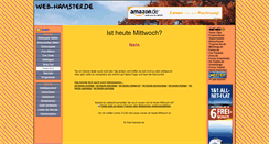 Desktop Screenshot of ist-heute-mittwoch.web-hamster.de