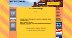 Desktop Screenshot of ist-heute-freitag.web-hamster.de