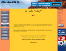 Tablet Screenshot of ist-heute-freitag.web-hamster.de